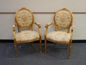 PAIR OF LOUIS XVI STYLE GILT G