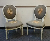 PAIR OF LOUIS XVI STYLE WHITE