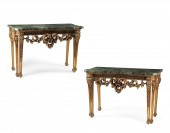 PAIR OF LOUIS XVI STYLE GILTWO