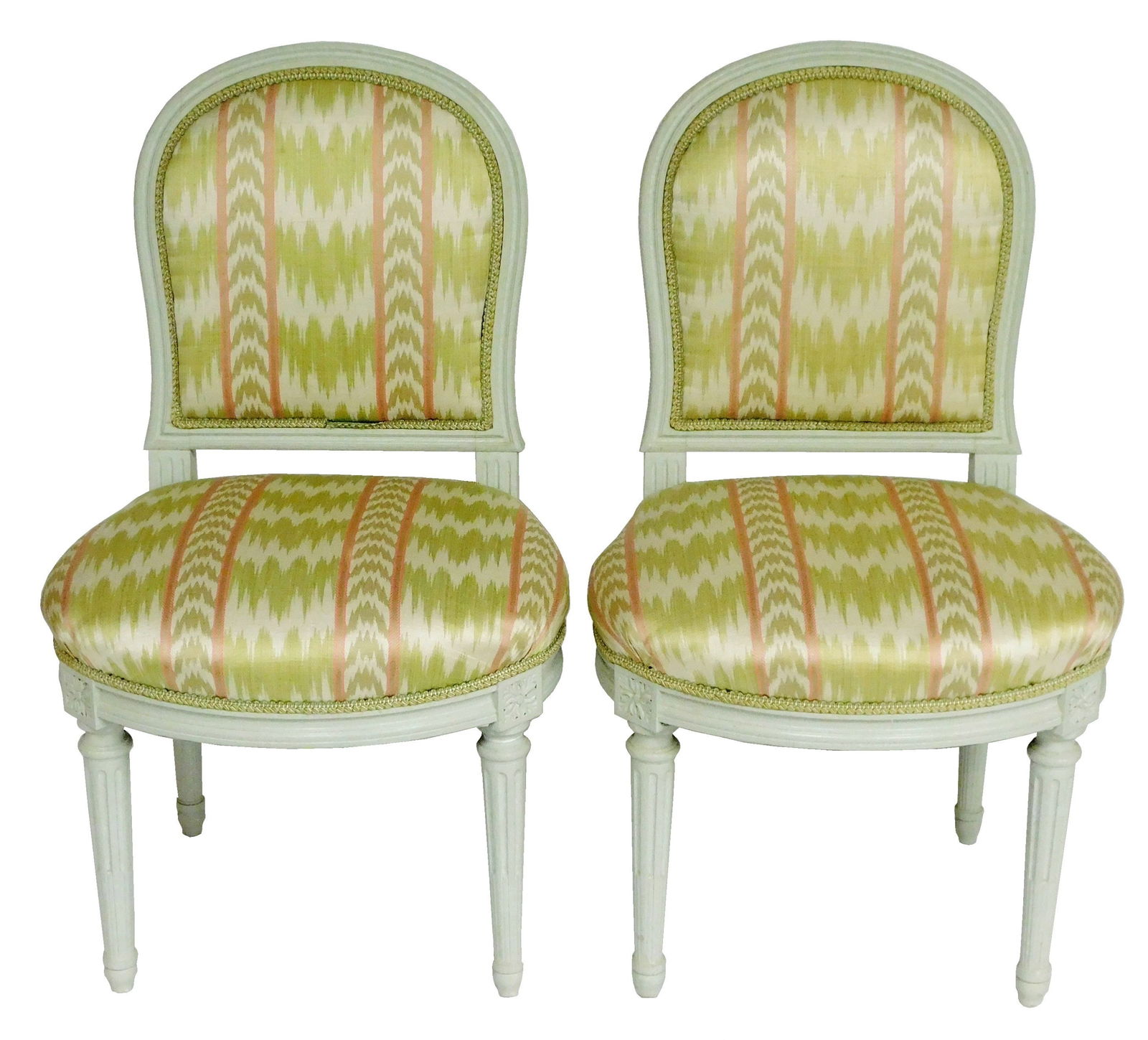 PAIR OF LOUIS XVI STYLE SIDE