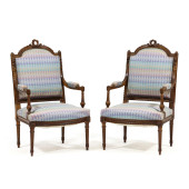 PAIR OF LOUIS XVI STYLE CARVED