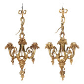 PAIR OF LOUIS XVI STYLE DORE B