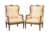 PAIR OF LOUIS XVI STYLE GILT C