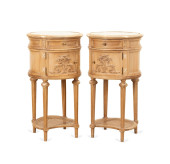 PAIR OF LOUIS XVI STYLE BEDSID