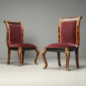 PAIR OF LOUIS XVI STYLE SIDE C