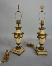 PAIR OF LOUIS XVI STYLE GILT-B
