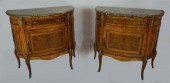 PAIR OF LOUIS XVI STYLE MAHOGA