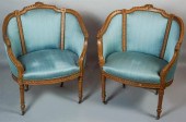 PAIR OF LOUIS XVI STYLE CARVED