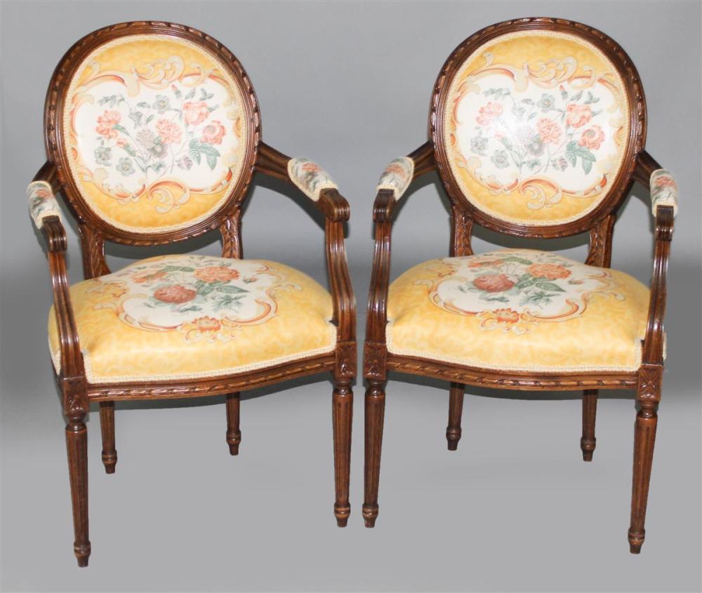 PAIR OF LOUIS XVI STYLE CARVED