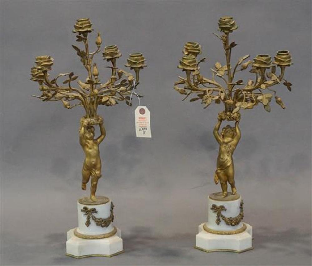 PAIR OF LOUIS XVI STYLE GILT
