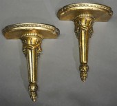 PAIR OF LOUIS XVI STYLE GILT D