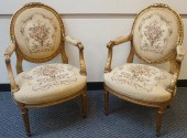 PAIR OF LOUIS XVI STYLE GILT D