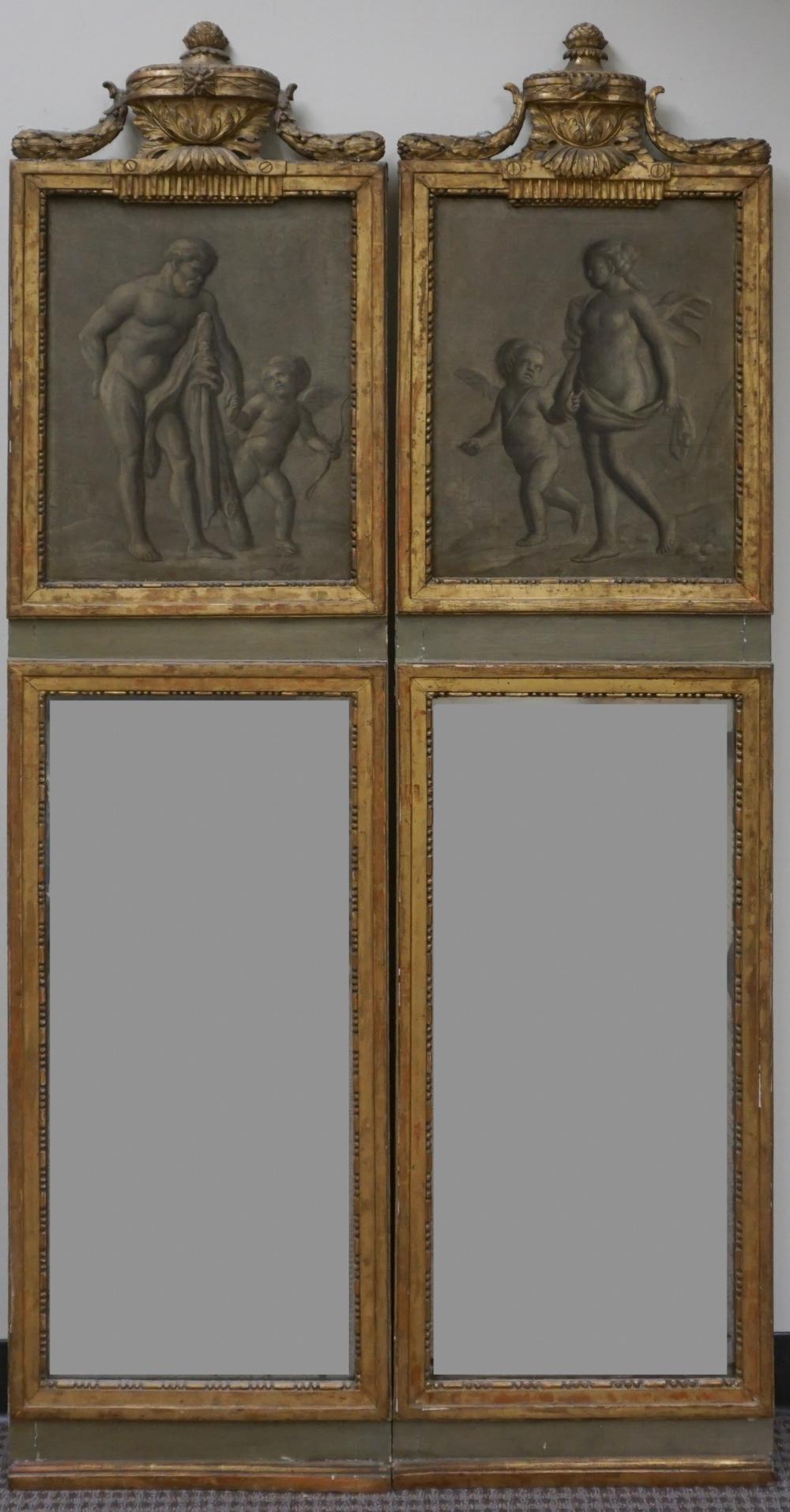 PAIR OF LOUIS XVI STYLE CARVED