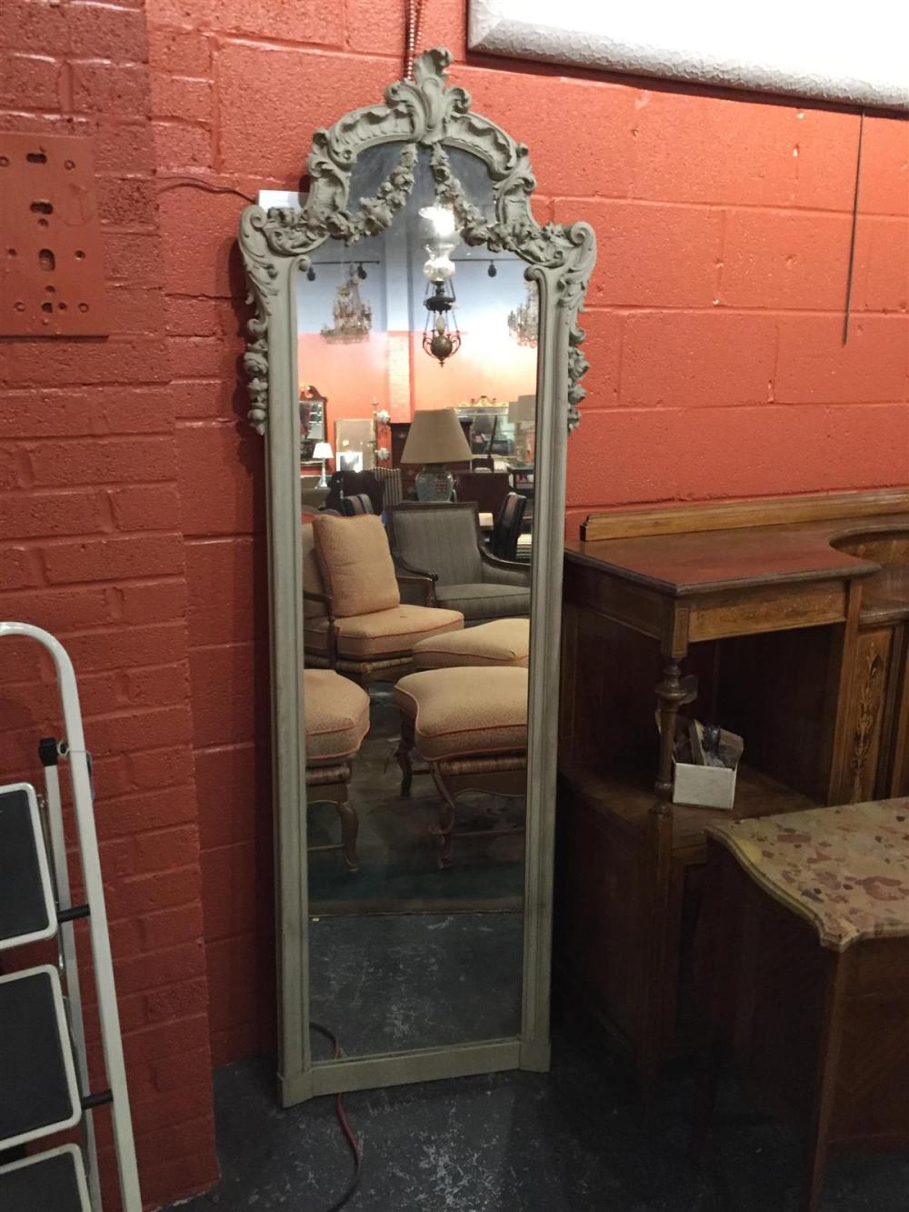 PAIR OF LOUIS XVI STYLE GREY