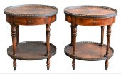 PAIR OF LOUIS XVI STYLE END TA