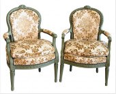 PAIR OF LOUIS XVI STYLE FAUTEU