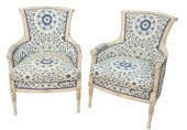 PAIR OF LOUIS XVI STYLE CHAIRS