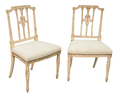 PAIR OF LOUIS XVI STYLE SIDE