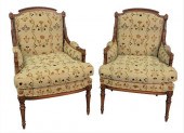 PAIR OF LOUIS XVI STYLE CUSTOM