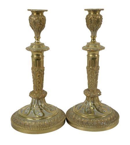 PAIR OF LOUIS XVI STYLE GILT