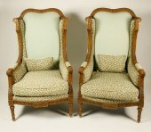PAIR OF LOUIS XVI STYLE CARVED