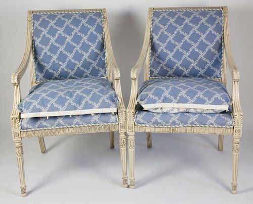 PAIR OF LOUIS XVI STYLE OPEN