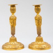 PAIR OF LOUIS XVI STYLE GILT-B