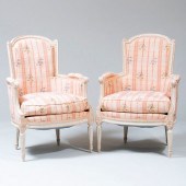 PAIR OF LOUIS XVI STYLE PAINTE