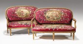 Pair of Louis XVI style giltwo