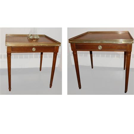 Pair of Louis XVI Style Mahogany