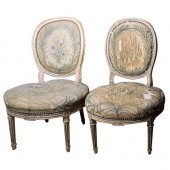 Pair of Louis XVI Style Needle