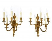 PAIR OF LOUIS XVI-STYLE BRONZE