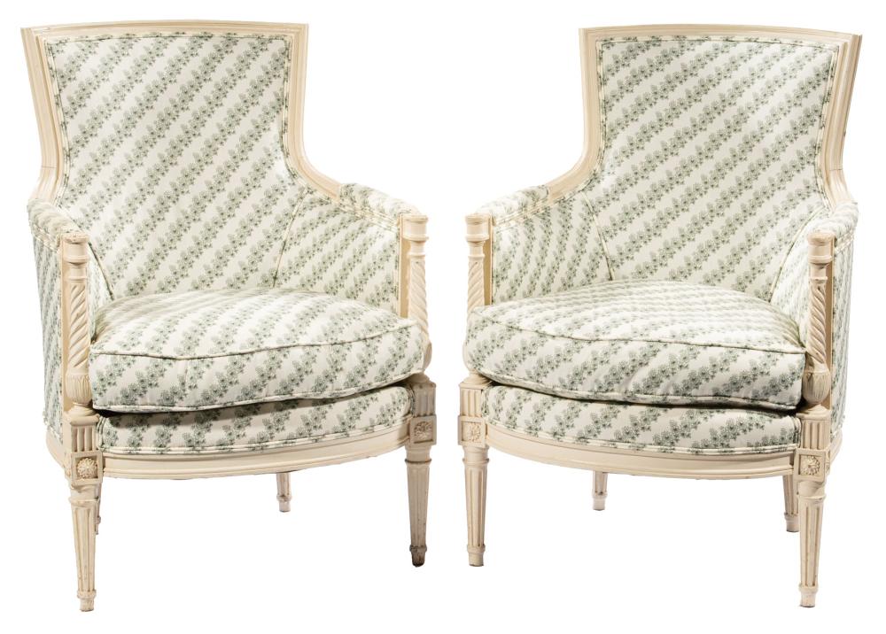 PAIR OF LOUIS XVI-STYLE CREME