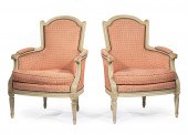 PAIR OF LOUIS XVI-STYLE CREME