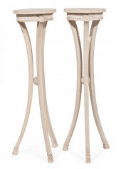 PAIR OF LOUIS XVI-STYLE CREME