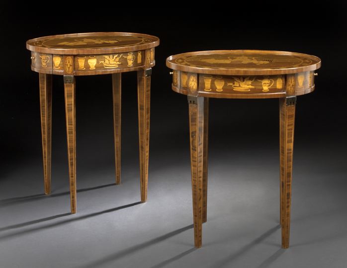 Pair of Louis XVI-Style Mahogany