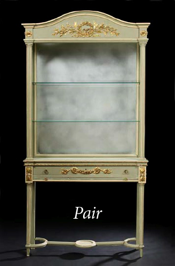 Pair of Louis XVI-Style Polychromed