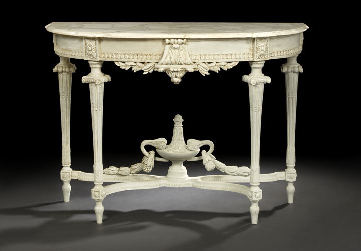 Pair of Louis XVI-Style Polychromed