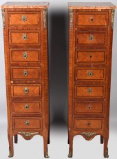 PAIR OF LOUIS XV/XVI STYLE INL
