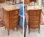 PAIR OF LOUIS XV/XVI-STYLE MAR