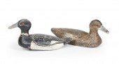 PAIR OF LOUISIANA CARVED DUCK