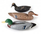 PAIR OF LOUISIANA CARVED DUCK
