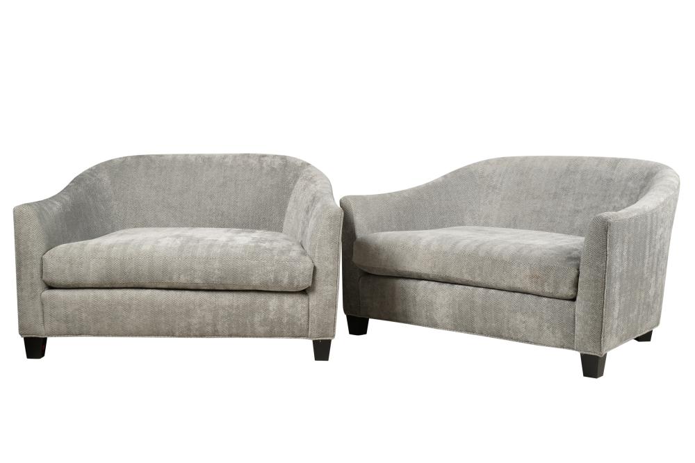 PAIR OF LOVESEATSPair of Loveseats,