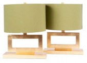 PAIR OF LUMINAIRE TABLE LAMPSP