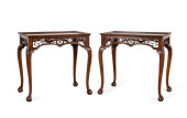 PAIR OF MAHOGANY CHIPPENDALE S