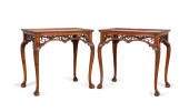 PAIR OF MAHOGANY CHIPPENDALE S