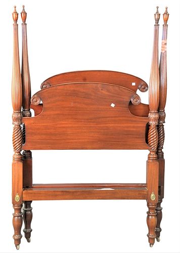 PAIR OF MAHOGANY FEDERAL STYLE FOUR