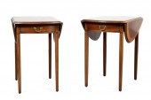 PAIR OF MAHOGANY PEMBROKE TABL
