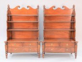 PAIR OF MAHOGANY YORKSHIRE HOU