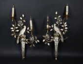 PAIR OF MAISON BAGUES CRYSTAL